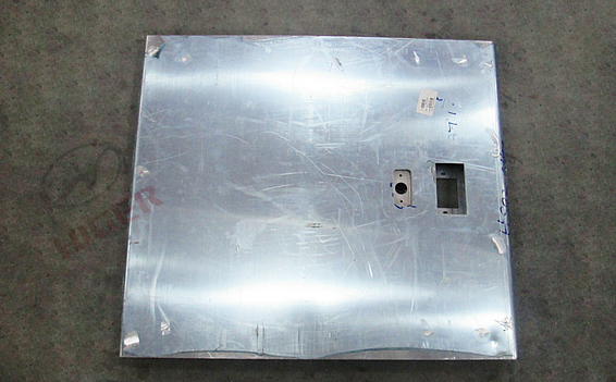 Rear wheel rear hatch (left)