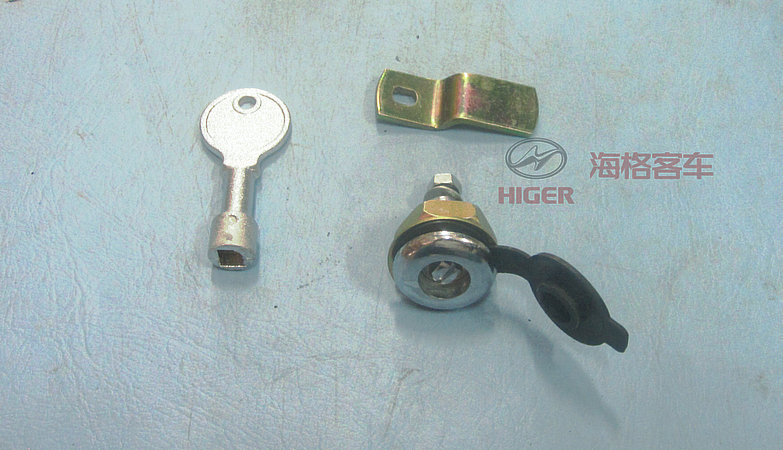 Door lock assembly (one-shaped lock/square)