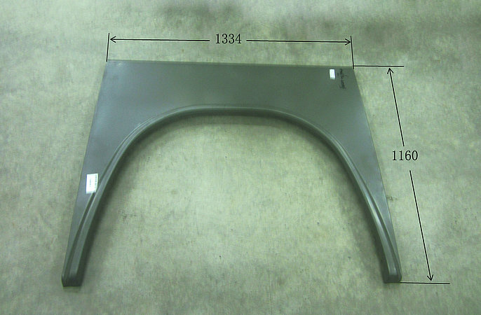 Wheel wing plate (left front/iron)