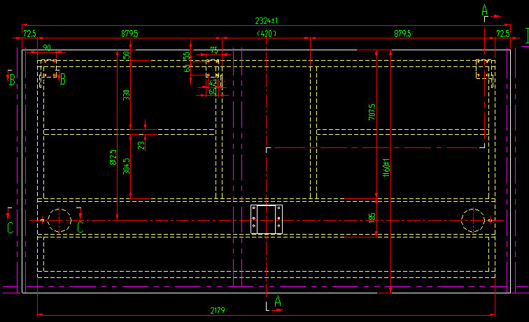 Porte à bagages (deuxième à gauche)
