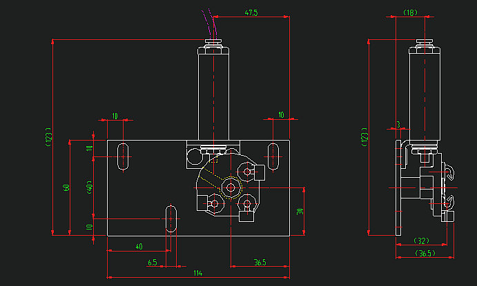 Механизм передачи (с результирующим цилиндром)