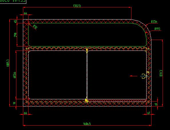 Side window (colorless single-layer built-in push and pull)