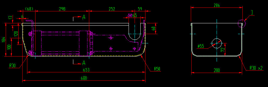 Door pump cover (pneumatic chamber door)