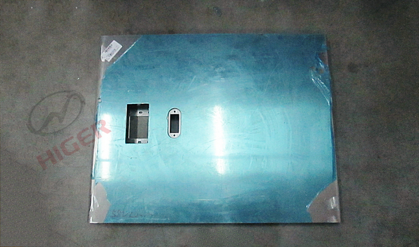 Rear wheel rear hatch door