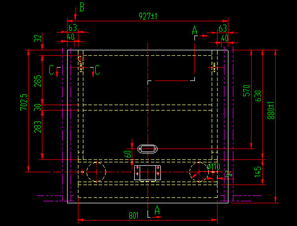 Fuel tank door (left)