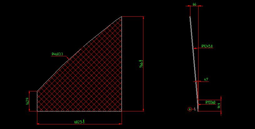 Driver's window (the upper part of the driver's window on the left side has no color single layer)