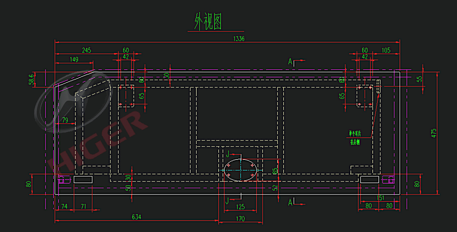 油箱舱门(轮上左前/无油箱)