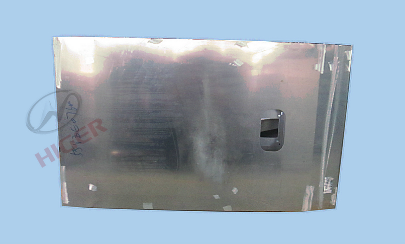 Rear wheel rear hatch (left)