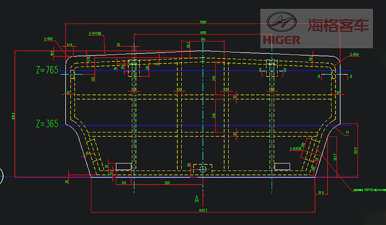 Rear hatch door (aluminum alloy with bump lock)