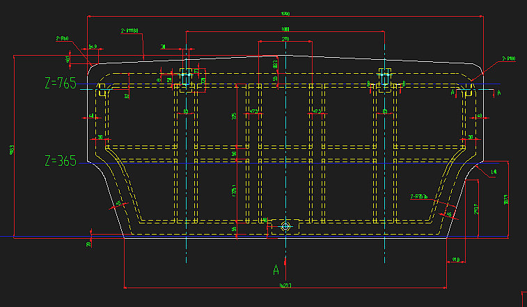Rear hatch door (without heat dissipation hole)