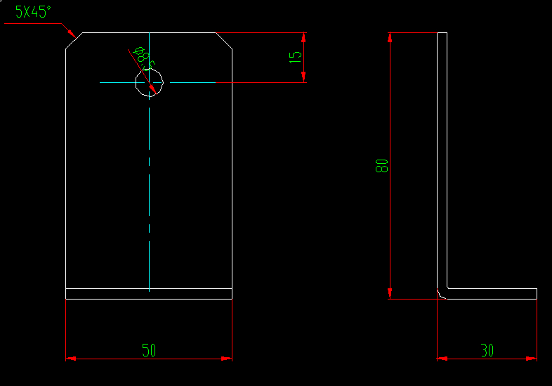 Rear bumper side fixing plate (two)