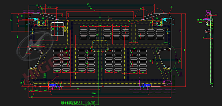 Rear hatch door (ball head hinge, filter, small door)