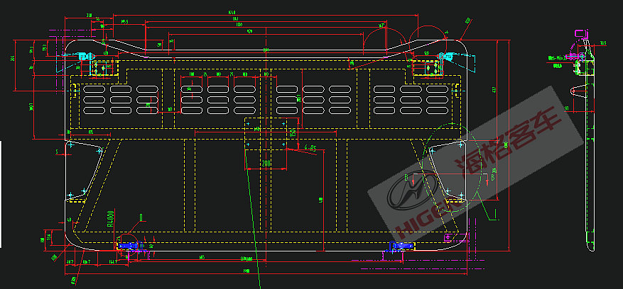 Rear hatch door (ball head hinge)