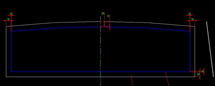 Pare-brise arrière (gris)