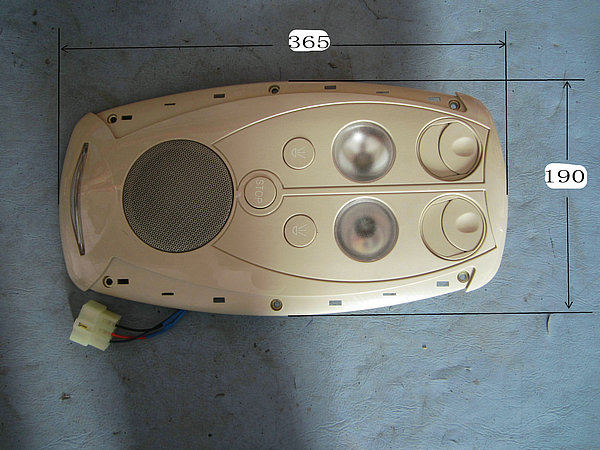 Air outlet (two eyes and double lamps are adjustable in beige)