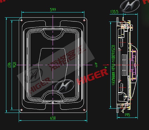 Top wind window (DS910)