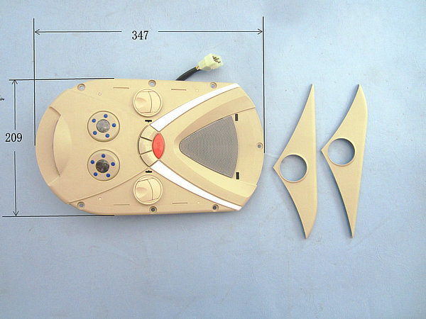 Air outlet (light yellow adjustable LEDs on both eyes