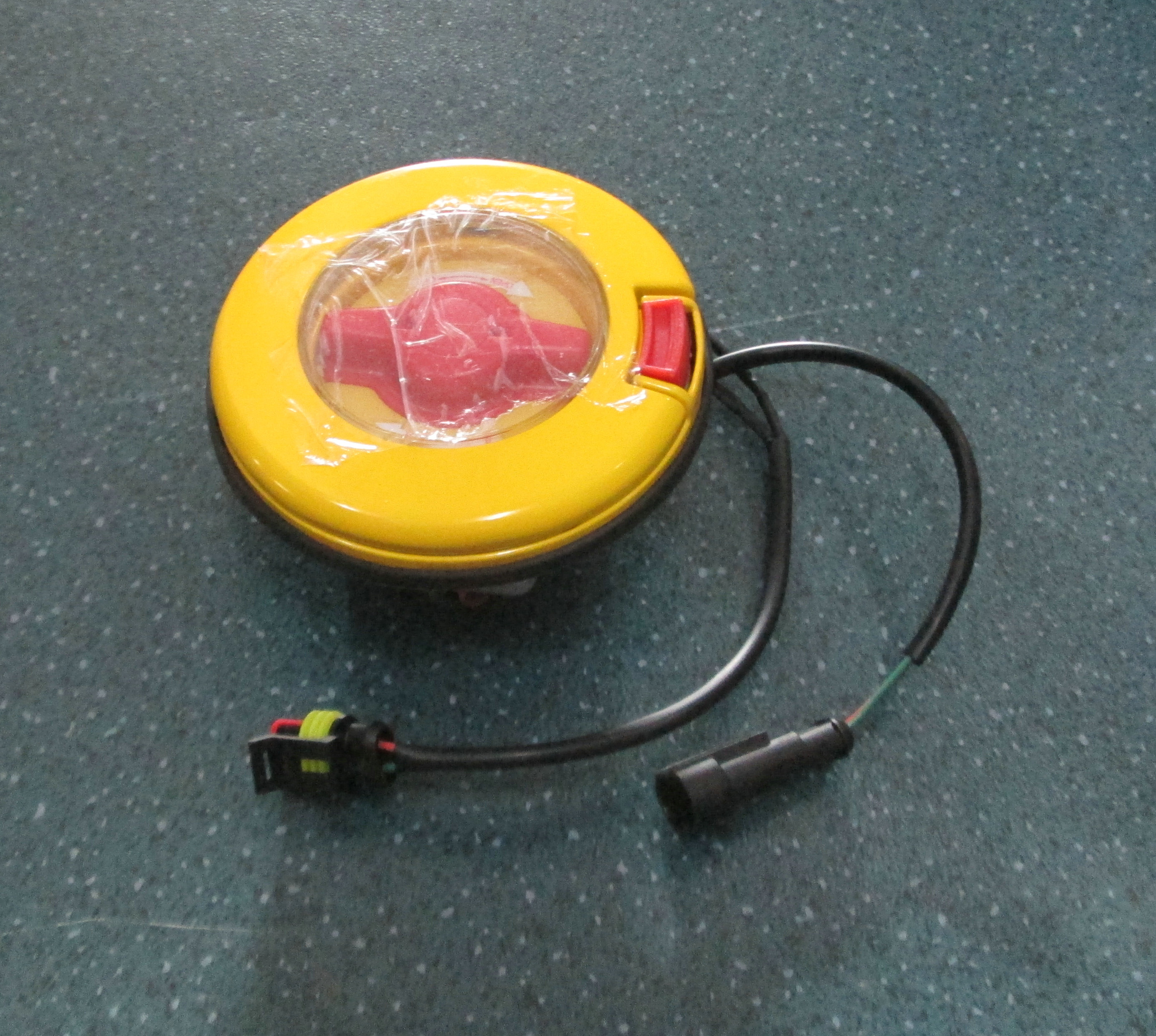 Emergency valve (105W round/with alarm)