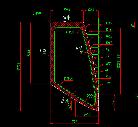 Passenger door glass (single layer)