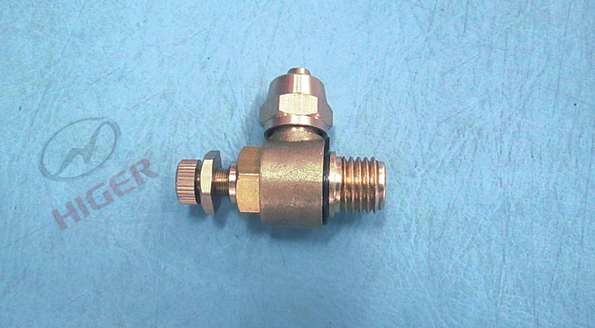 Door pump speed control valve