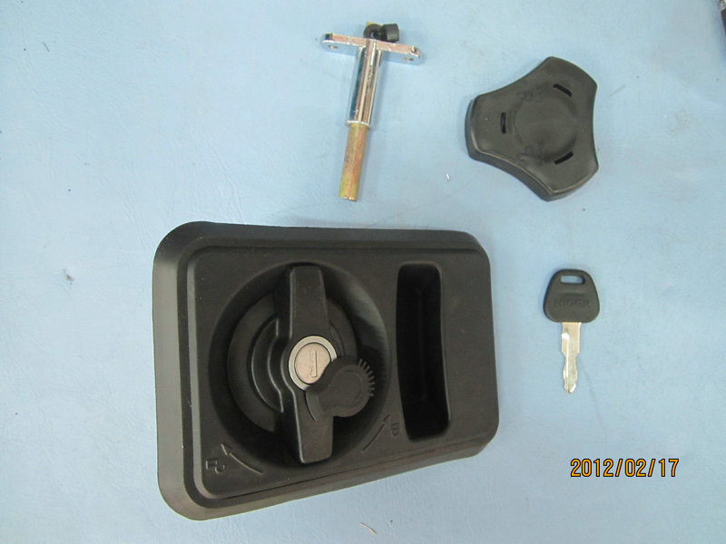 Door lock assembly (external swing/with handle)