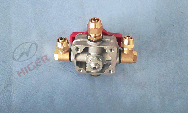 Outside vehicle emergency valve (Torda flip type)