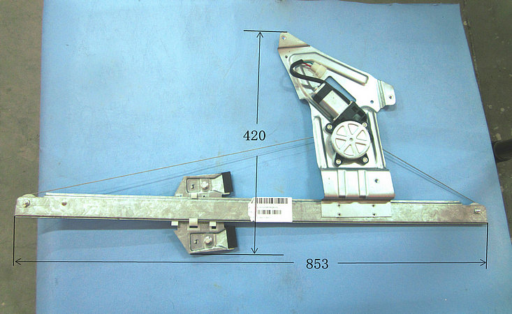 Right front door electric glass lift assembly
