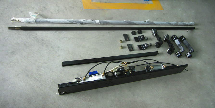 Assemblage de la pompe de porte (porte de voyageurs moyenne)