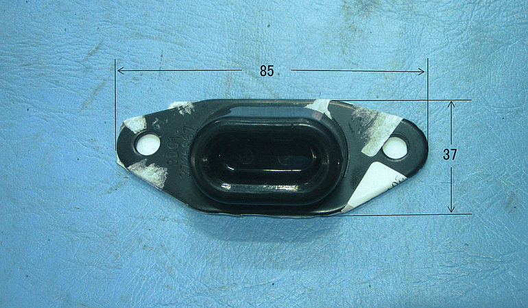 Side sliding door concave limiter assembly