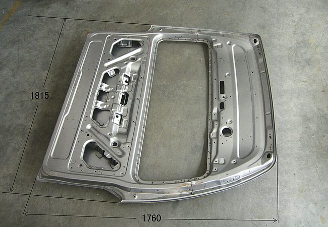 Сборка задней двери