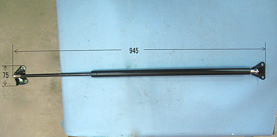 Back door left air spring with bracket assembly