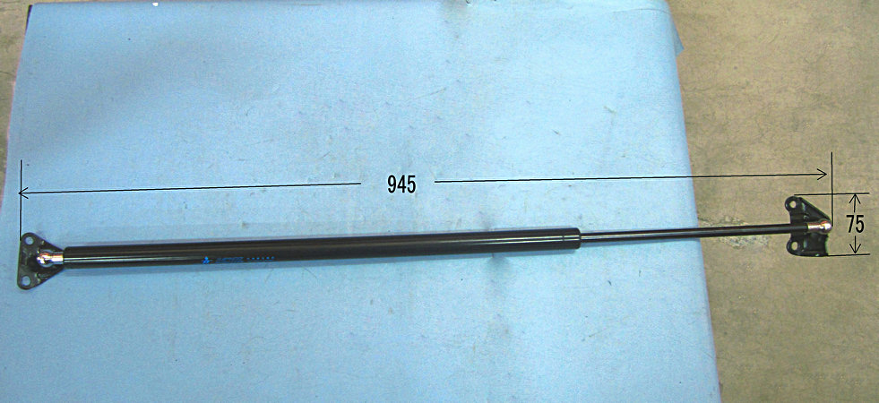 Gas spring (right gas spring with bracket on the back door)