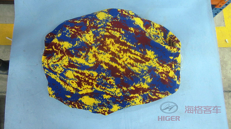 Seat fabric (9671 red bus)