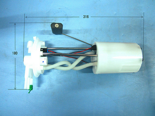 Electric fuel pump (gasoline pump brings back oil)