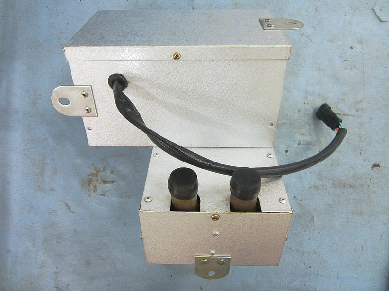 Radiator assembly (driver heating the minibus)