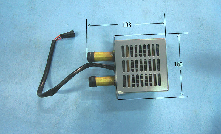 Radiator assembly (driver heats the south wind)