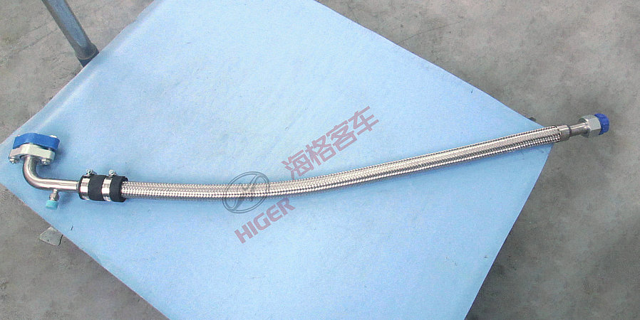 Tuyau de raccordement à haute pression pour compresseur