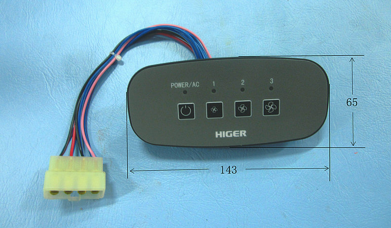 Top air conditioner speed control switch