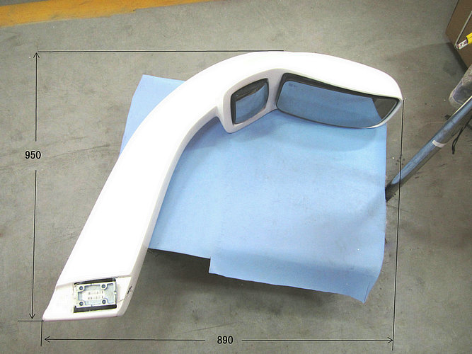 Exterior rearview mirror (Shenshi manual left)