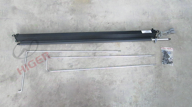 Sunshade (left part of guide rod guide rail form)