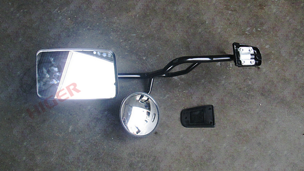 Exterior rearview mirror (Alan language manual pull rod-right)