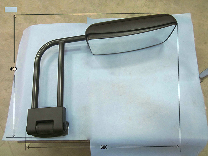 Rétroviseur extérieur (feux du matin manuel à gauche normal)