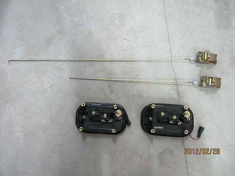 Door lock assembly (6115Q single door-flip door)-1