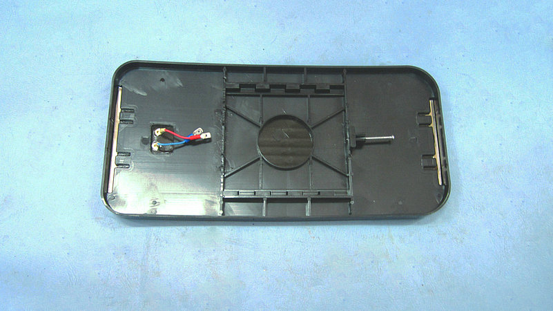 Square rearview mirror lens assembly-1