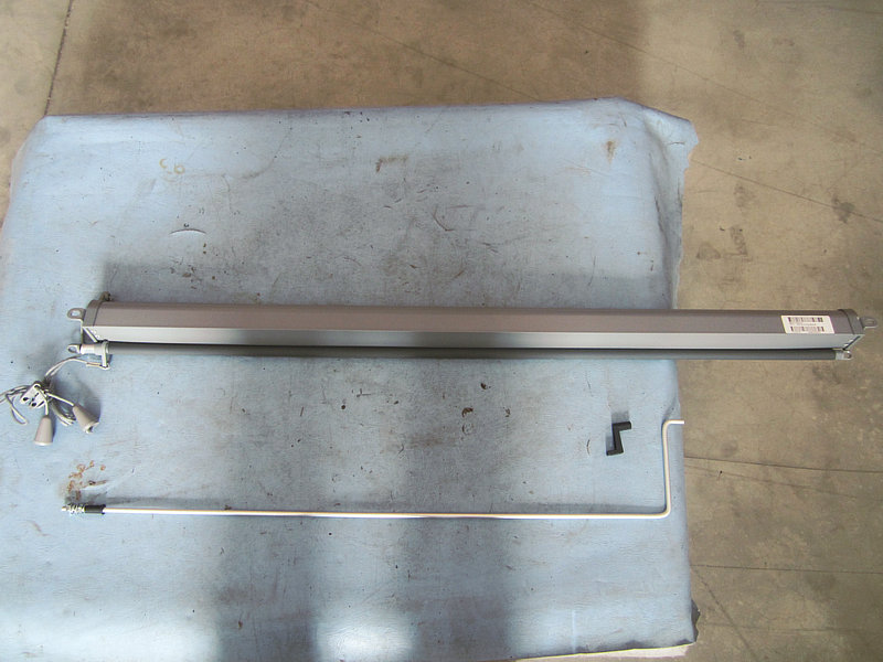 Sunshade (manual guide rod, guide rail form)