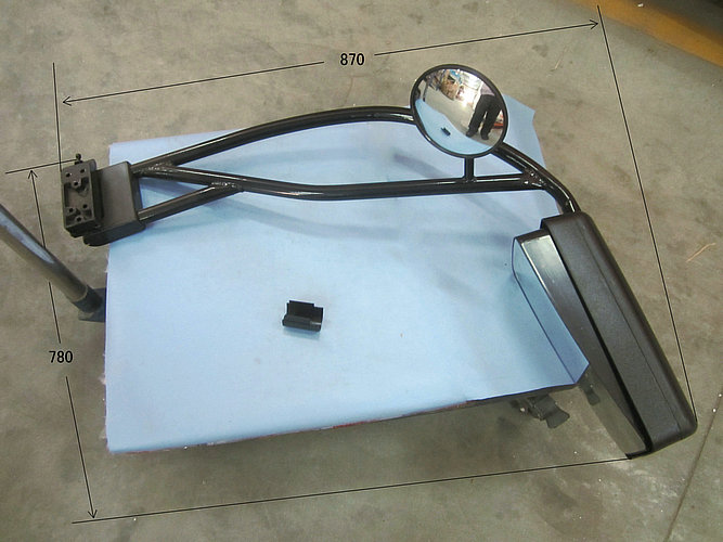 Exterior rearview mirror (Donggang manual left)