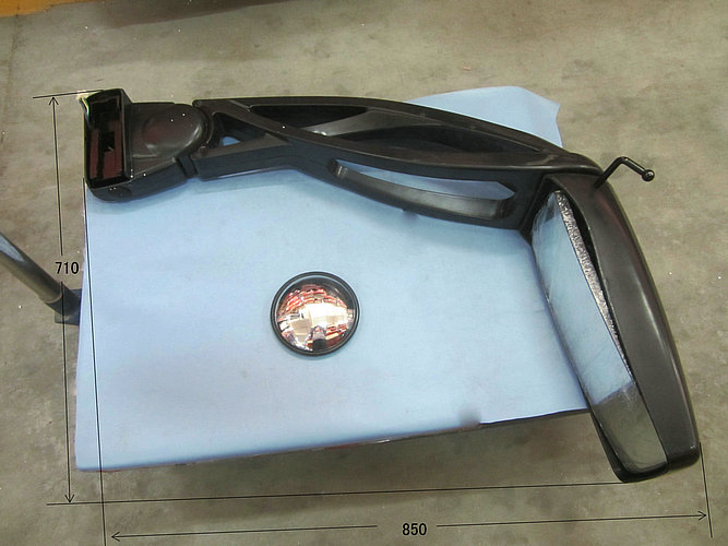 Exterior rearview mirror (Morning Light Electric Left, Fitting Blind Mirror