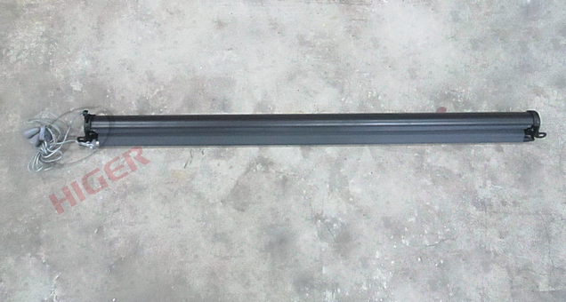 Sunshade (manual left part of guide rod guide rail form)