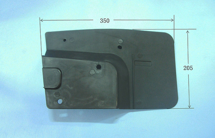 Left rear wheel fender