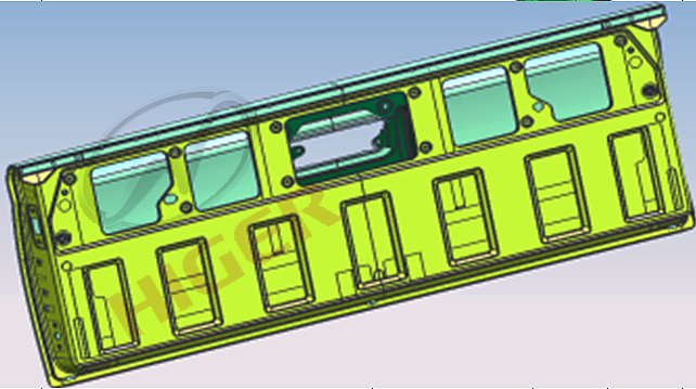 Cargo rear door assembly